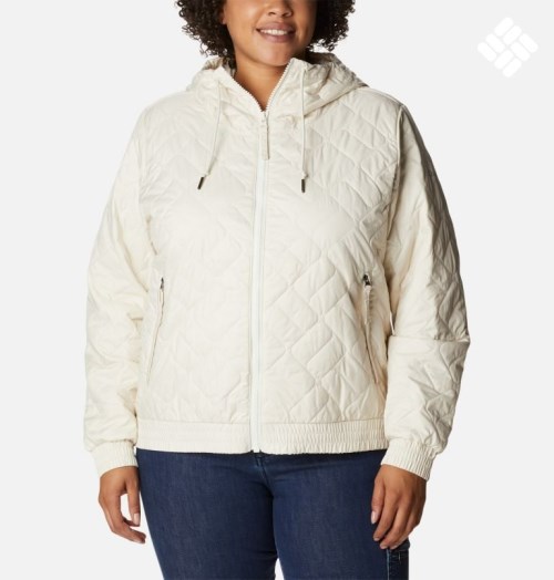 Women's Columbia Sweet View Bomber Insulated Jackets Cream | Plus Size CA-B315L